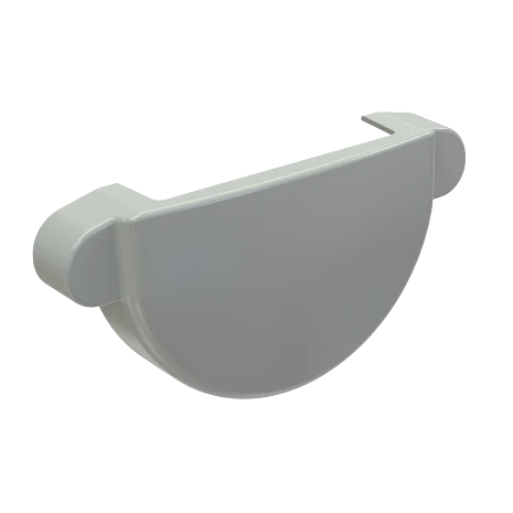 Заглушка желоба универсальная белый RAL 9010 GLC PVC