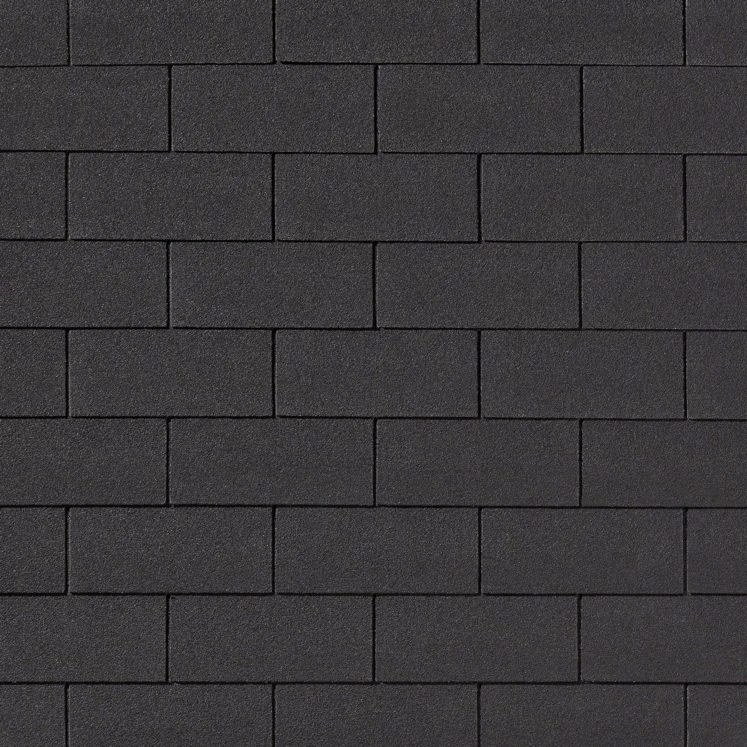 Гибкая черепица Quiet Tile Brick Черный