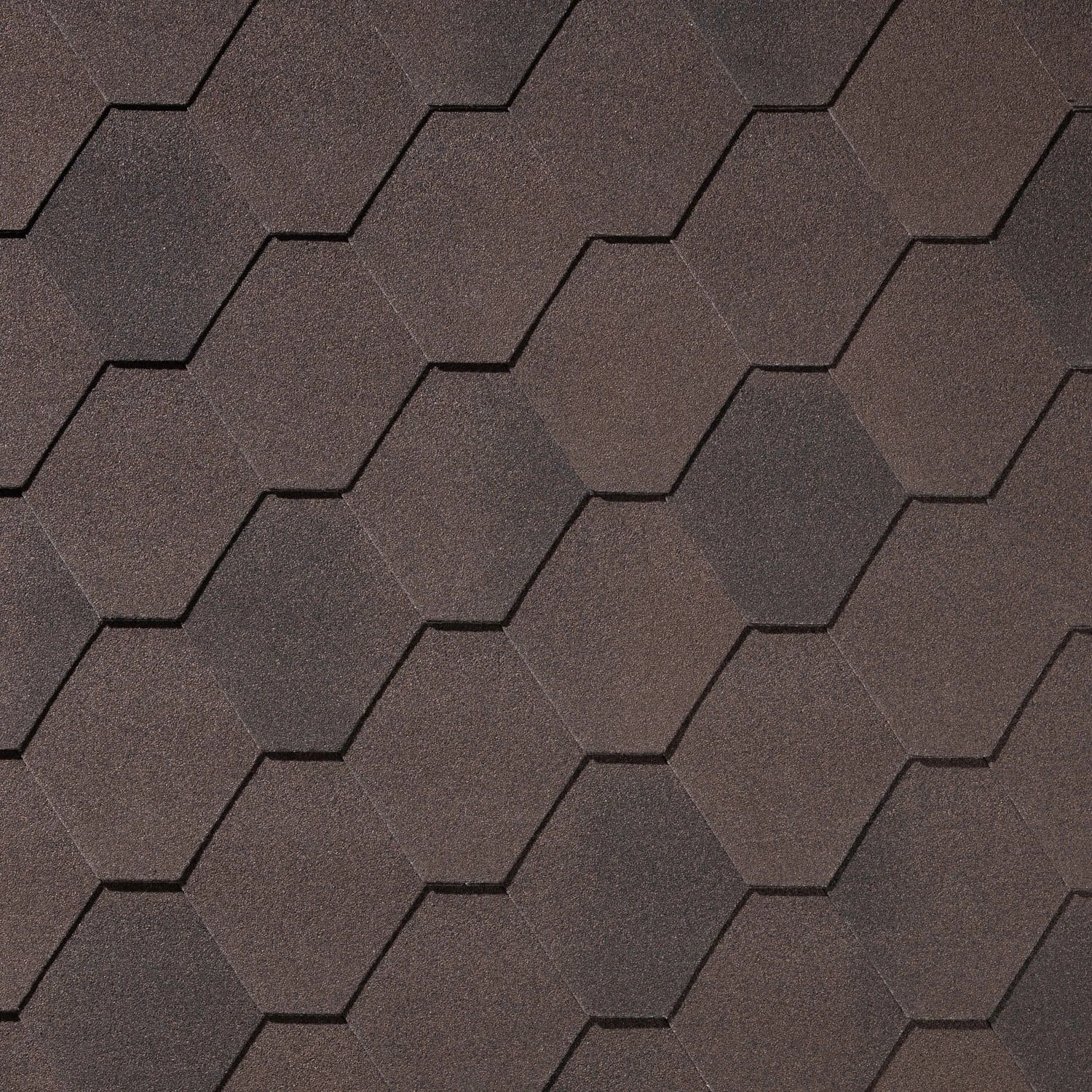 Гибкая черепица Quiet Tile Rombica Коричневый