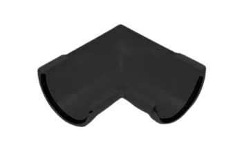 Угол желоба универсальный 90 град графит RAL 7024 GLC PVC Угол желоба универсальный 90 град графит RAL 7024 GLC PVC