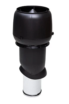 Вентиляционный выход Vilpe изолированный 160/500 черный Вентиляционный выход Vilpe изолированный 160/500 черный