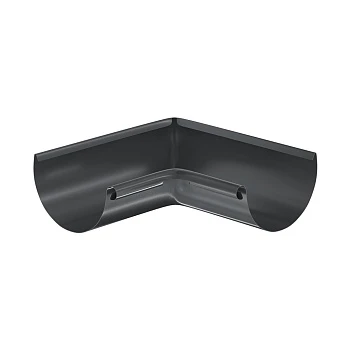 Угол желоба внутренний d=125(RAL7016) PU Matt