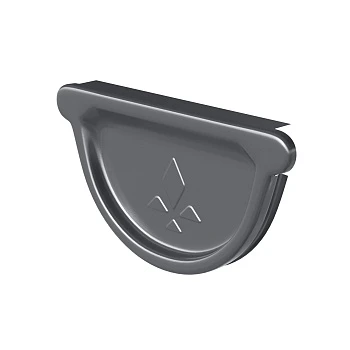  Заглушка универ. с резин. упл. 125 (RAL7016) PU Matt