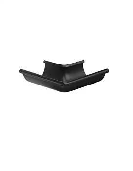 Угол желоба наружный d=125 (Ral 9005) PU Matt