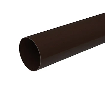 Труба водосточная коричневая 110 мм, 2 м.п. /Гамрат/ Труба водосточная коричневая 110 мм, 2 м.п. /Гамрат/