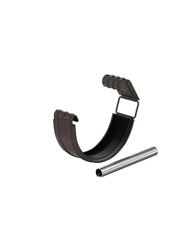 Соединитель желоба в комплекте d=125 (Ral 9005) PU Matt