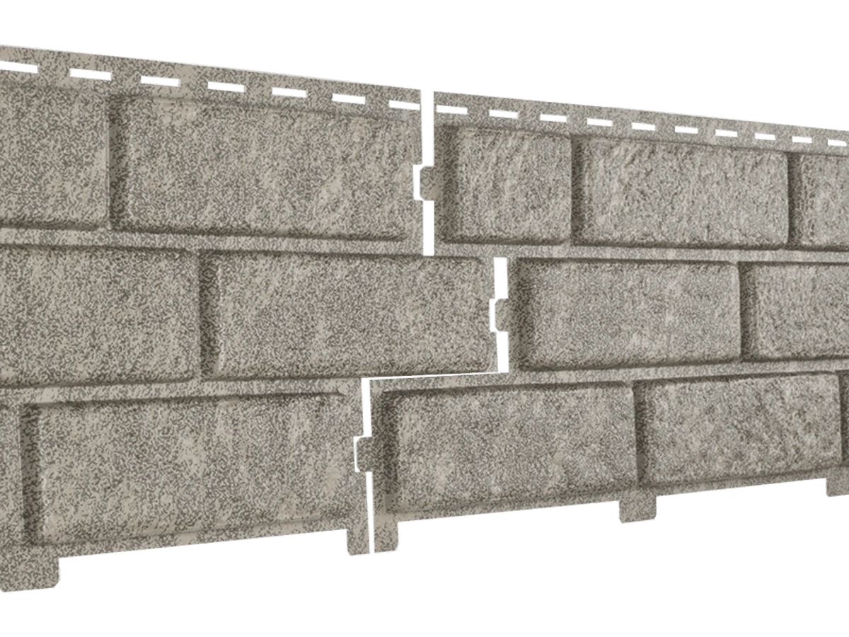 Фасадная панель Стоун-Хаус кирпич бежевый Ю-Пласт 3025мм*230мм, 0,695м2 