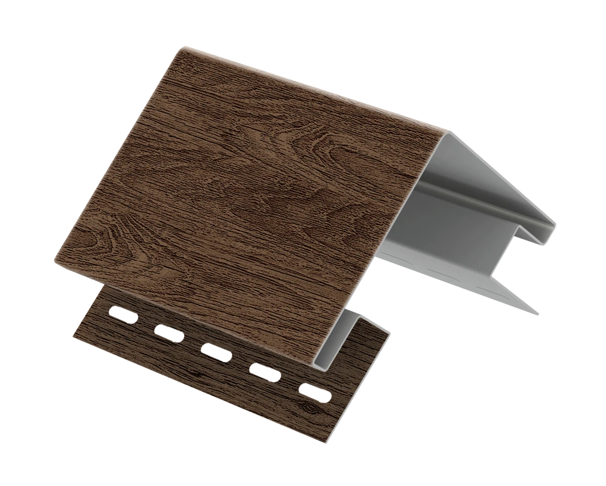 Наружный угол планкен Янтарный Ю-Пласт 3,05м 