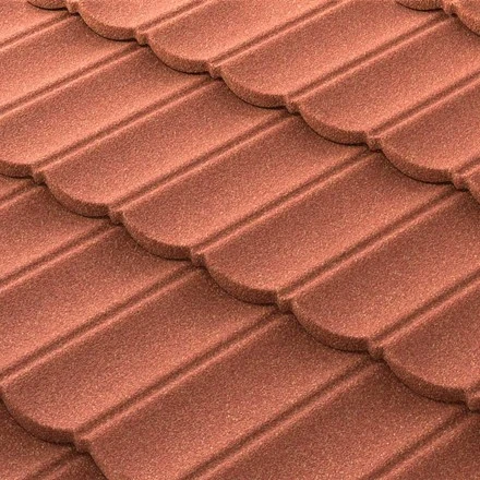 Композитная черепица Metrotile МетроБонд 1330x410 мм, цвет терракот