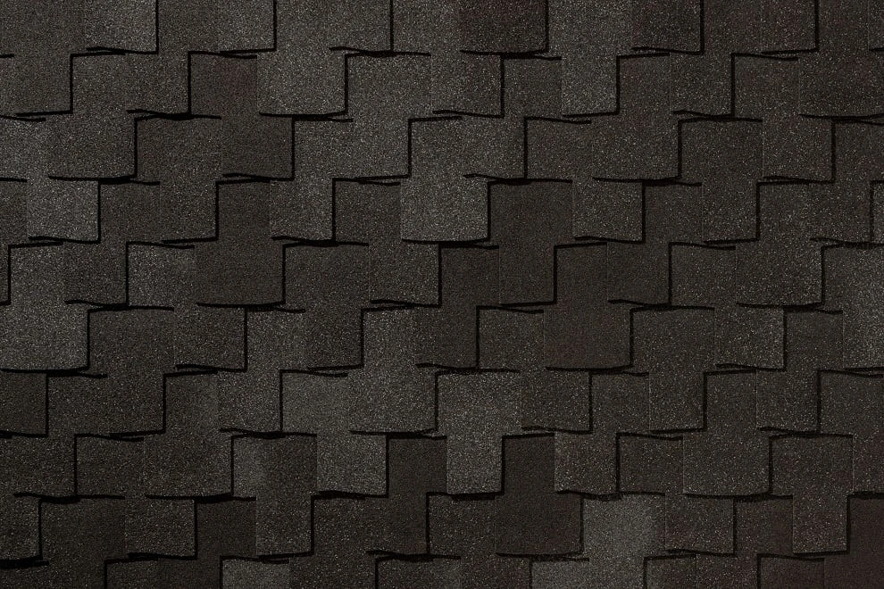 Черепица Roofshield Премиум Фьюжн Черный янтарь ,2,25м2 P-F-63