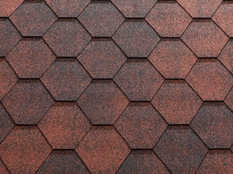 Гибкая черепица Katepal Jazzy красный, 3м2