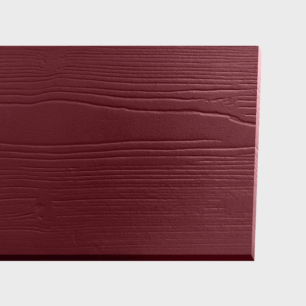 БЕТЭКО Фиброцементный сайдинг Вудстоун 190х3000х8 мм RAL3005 СТ Винно-красный