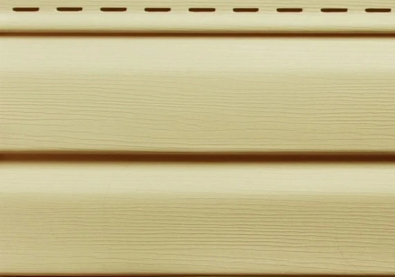 Сайдинг виниловый корабельный брус кремовый Ю-Пласт 3,05м*0,23м, 0,702м2