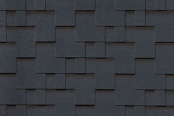 Черепица Roofshield Премиум Модерн Бархатно-черный,3м2 Черепица Roofshield Премиум Модерн Бархатно-черный,3м2