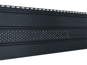 Соффит частично перфорированный графитовый Ю-Пласт 3000мм*300мм, 0,9м2  Соффит частично перфорированный графитовый Ю-Пласт 3000мм*300мм, 0,9м2