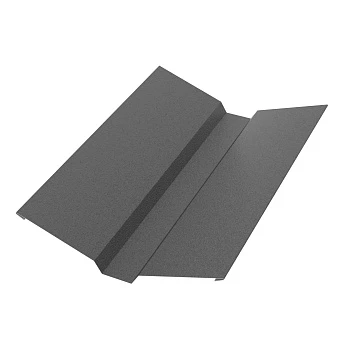 Ендова верхняя Rooftop БАРХАТ (Matt) RAL7024 PE 0,5мм Zn180  МК Ендова верхняя Rooftop БАРХАТ (Matt) RAL7024 PE 0,5мм Zn180  МК