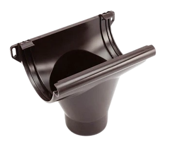 Воронка желоба коричневый RAL 8019 GLC PVC