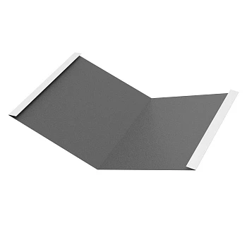 Ендова нижняя Rooftop БАРХАТ (Matt) RAL7024 PE 0,5мм Zn180  МК Ендова нижняя Rooftop БАРХАТ (Matt) RAL7024 PE 0,5мм Zn180  МК