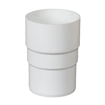 Соединитель трубы 90 мм GAMRAT  белый