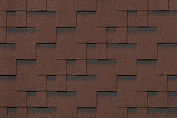 Черепица Roofshield Фемили Лайт Модерн Коричневый с оттенением,3м2 Черепица Roofshield Фемили Лайт Модерн Коричневый с оттенением,3м2