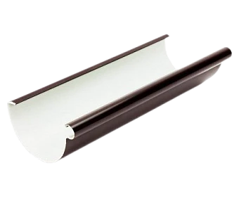 Желоб водосточный 152мм 3 мп. коричневый RAL 8019 GLC PVC