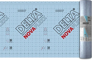 DELTA-NOVAFLEXX Пленка пароизоляционная адаптивная с переменной паропроницаемостью 1,5*50 м.п. 75м2 DELTA-NOVAFLEXX Пленка пароизоляционная адаптивная с переменной паропроницаемостью 1,5*50 м.п. 75м2