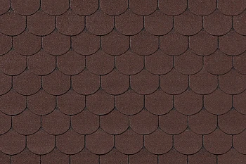 Черепица Roofshield Фемили Лайт Готик Коричневый с оттенением,3м2 Черепица Roofshield Фемили Лайт Готик Коричневый с оттенением,3м2