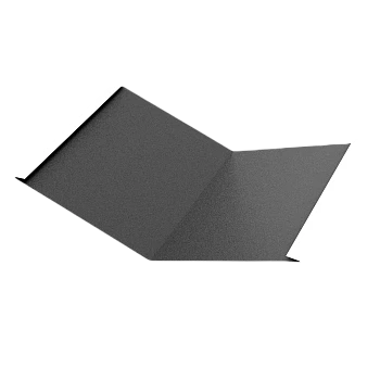 Ендова нижняя Rooftop БАРХАТ PE RAL9005 0,5мм Zn180  МК Ендова нижняя Rooftop БАРХАТ PE RAL9005 0,5мм Zn180  МК