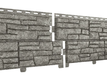 Фасадная панель Стоун-Хаус сланец бежевый Ю-Пласт 2000мм*225мм, 045м2 