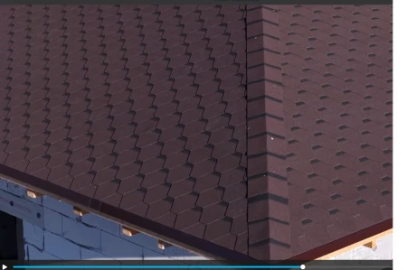 Гибкая черепица Quiet Tile Shadow Тёмное Дерево, 3м2