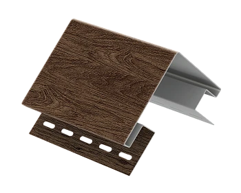 Наружный угол планкен Янтарный Ю-Пласт 3,05м 